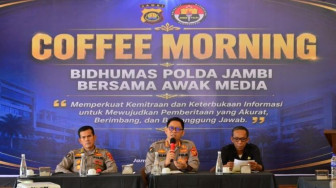 Humas Polda Jambi Perkuat Sinergitas Bersama Insan Pers